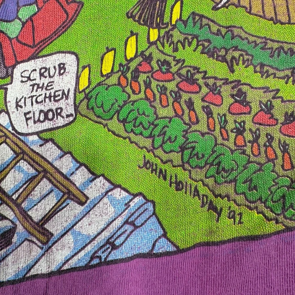 Vintage 1992 John Holladay Honey-Do Weekend T-Shirt Purple SSI XL Single Stitch